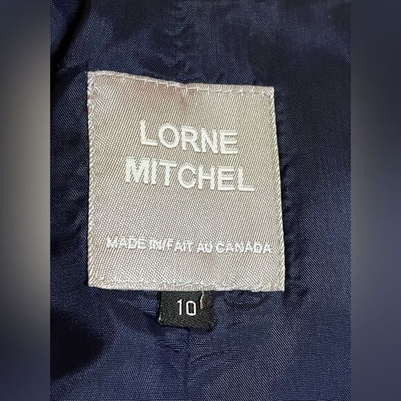 EUC Lorne Mitchell Trench Coat Blue 10 - Picture 5 of 6